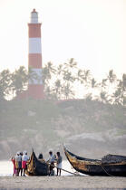 Kovalam, Kerala, Inde. © Philip Plisson / Plisson La Trinité / AA12271 - Nos reportages photos - Etats [Inde]