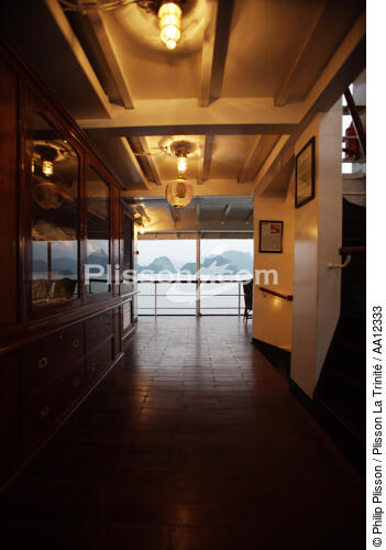 Intérieur de l'Emeraude. - © Philip Plisson / Plisson La Trinité / AA12333 - Nos reportages photos - Bateau à vapeur