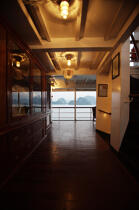 Intérieur de l'Emeraude. © Philip Plisson / Plisson La Trinité / AA12333 - Nos reportages photos - Bateau à vapeur