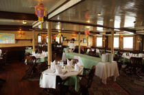The restaurant of Emerald. © Philip Plisson / Pêcheur d’Images / AA12354 - Photo Galleries - Steamer