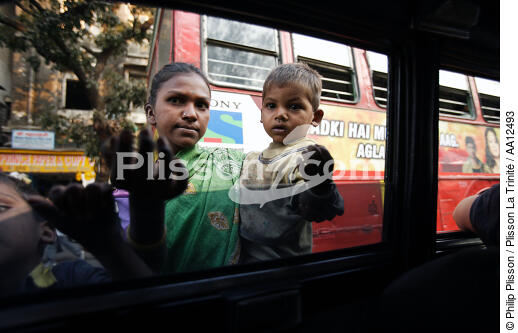 Dans les rues de Bombay. - © Philip Plisson / Plisson La Trinité / AA12493 - Nos reportages photos - Rue
