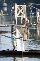 Les Backwaters du Kérala. © Philip Plisson / Plisson La Trinité / AA12559 - Nos reportages photos - La petite pêche au Kerala, Inde du sud