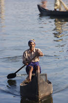 Les Backwaters du Kérala. © Philip Plisson / Plisson La Trinité / AA12564 - Nos reportages photos - Ville [Kerala]