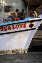 In the port of Cochin. © Philip Plisson / Plisson La Trinité / AA12608 - Photo Galleries - Town [Kerala]