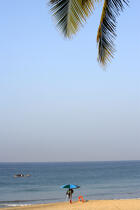 Sur la plage de Kovallam.. © Philip Plisson / Plisson La Trinité / AA12659 - Nos reportages photos - Inde