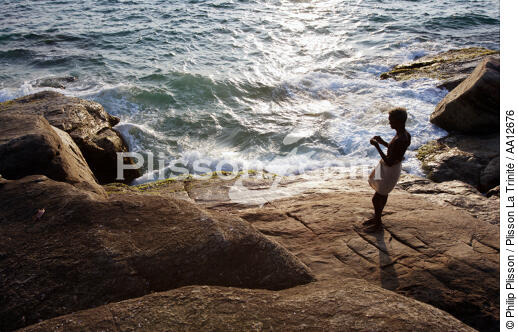 Hindu in Vilinjan. - © Philip Plisson / Plisson La Trinité / AA12676 - Photo Galleries - Rock