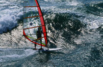 Wind surfer. © Philip Plisson / Plisson La Trinité / AA12707 - Nos reportages photos - Sport et loisir