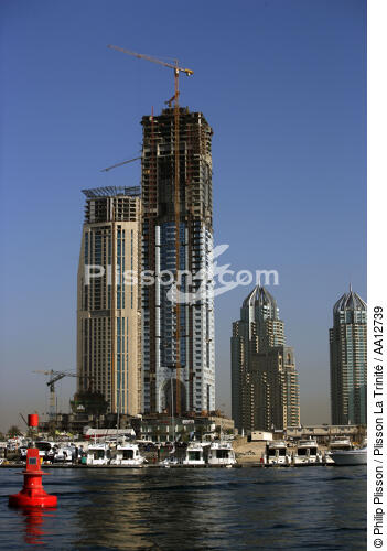 Dubai - © Philip Plisson / Plisson La Trinité / AA12739 - Nos reportages photos - Balise