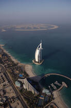 Le Burj Al Arab à Dubai. © Philip Plisson / Plisson La Trinité / AA12763 - Nos reportages photos - Emirats Arabes Unis