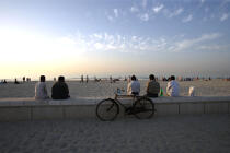 On the beach in Dubai. © Philip Plisson / Plisson La Trinité / AA12784 - Photo Galleries - Cycling