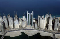 Dubai. © Philip Plisson / Plisson La Trinité / AA12790 - Nos reportages photos - Gratte-ciel