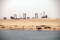 Le canal de Suez. © Philip Plisson / Plisson La Trinité / AA12820 - Nos reportages photos - Site [Egypte]