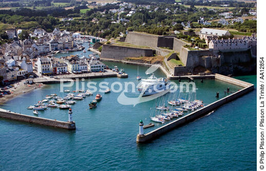Le Palais à Belle-Ile. - © Philip Plisson / Plisson La Trinité / AA12854 - Nos reportages photos - Ferry
