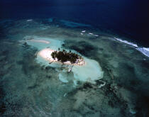 Une des îles de l'archipel des San Blas. © Philip Plisson / Plisson La Trinité / AA12876 - Nos reportages photos - San-Blas