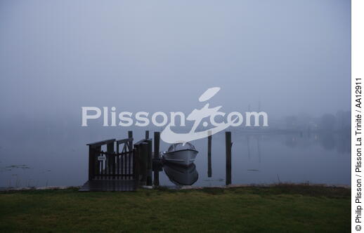 Brume sur Mystic. - © Philip Plisson / Plisson La Trinité / AA12911 - Nos reportages photos - Nouvelle Angleterre