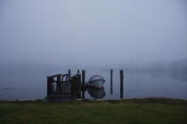 Mist over Mystic © Philip Plisson / Plisson La Trinité / AA12911 - Photo Galleries - Town [Connecticut]