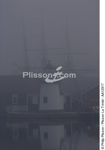Mystic Seaport - © Philip Plisson / Plisson La Trinité / AA12917 - Nos reportages photos - Ville [Connecticut]