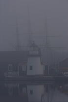 Mystic Seaport © Philip Plisson / Plisson La Trinité / AA12917 - Photo Galleries - American Lighthouses