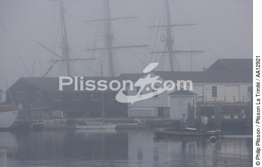Mystic Seaport - © Philip Plisson / Plisson La Trinité / AA12921 - Photo Galleries - Town [Connecticut]