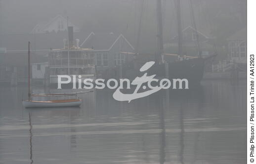 Mystic Seaport - © Philip Plisson / Plisson La Trinité / AA12923 - Nos reportages photos - Brume