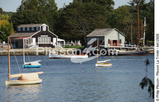 Mystic Seaport - © Philip Plisson / Plisson La Trinité / AA12928 - Photo Galleries - New England
