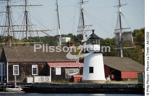 Mystic Seaport - © Philip Plisson / Plisson La Trinité / AA12932 - Photo Galleries - New England