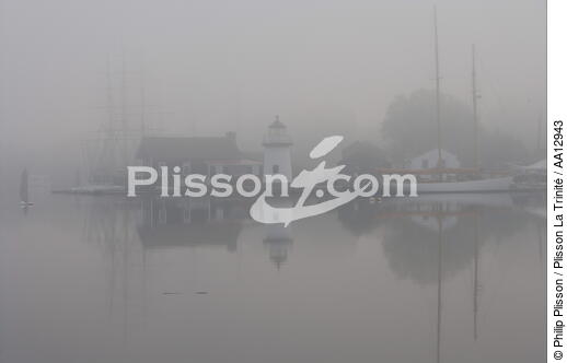 Mystic Seaport - © Philip Plisson / Plisson La Trinité / AA12943 - Nos reportages photos - Phares USA