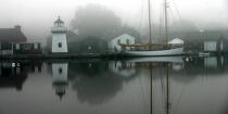 Mystic Seaport © Philip Plisson / Pêcheur d’Images / AA12945 - Nos reportages photos - Couleurs d'Automne en Nouvelle Angleterre