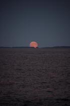 April moon © Philip Plisson / Plisson La Trinité / AA13014 - Photo Galleries - Maine
