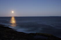 Lune rousse © Philip Plisson / Plisson La Trinité / AA13017 - Nos reportages photos - Astre