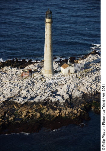Boon Island Light. - © Philip Plisson / Plisson La Trinité / AA13061 - Photo Galleries - Lighthouse [Maine]