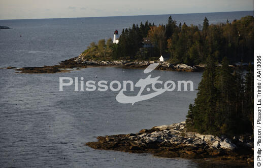 Burnt Light Island. - © Philip Plisson / Plisson La Trinité / AA13066 - Photo Galleries - Lighthouse [Maine]