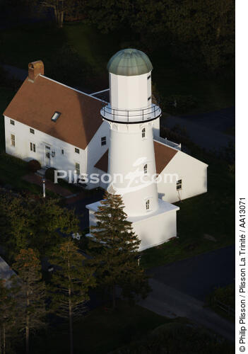 Cap Elisabeth Light - © Philip Plisson / Plisson La Trinité / AA13071 - Photo Galleries - Lighthouse [Maine]