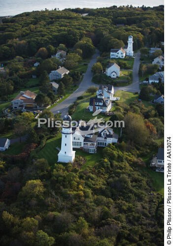 Cap Elisabeth Light - © Philip Plisson / Plisson La Trinité / AA13074 - Photo Galleries - Lighthouse [Maine]