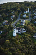 Cap Elisabeth Light © Philip Plisson / Plisson La Trinité / AA13074 - Photo Galleries - Lighthouse [Maine]