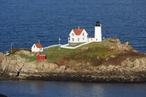 Cap Neddick Light © Philip Plisson / Plisson La Trinité / AA13076 - Photo Galleries - Lighthouse [Maine]