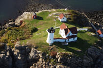 Cap Neddick Light © Philip Plisson / Plisson La Trinité / AA13080 - Photo Galleries - Lighthouse [Maine]
