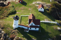 Cap Neddick Light © Philip Plisson / Plisson La Trinité / AA13083 - Photo Galleries - Lighthouse [Maine]