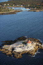 Cuckholds Light in Maine. © Philip Plisson / Plisson La Trinité / AA13085 - Photo Galleries - Lighthouse [Maine]
