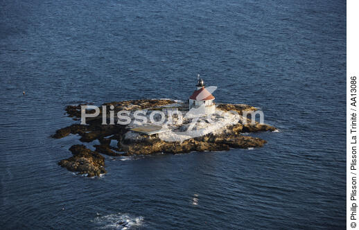 Cuckholds Light in Maine. - © Philip Plisson / Plisson La Trinité / AA13086 - Photo Galleries - American Lighthouses