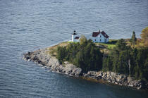 Curtis Island Light dans le Maine. © Philip Plisson / Plisson La Trinité / AA13090 - Nos reportages photos - Phares USA