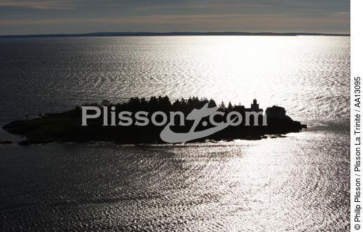 Grindle Point Light in Maine. - © Philip Plisson / Plisson La Trinité / AA13095 - Photo Galleries - Lighthouse [Maine]