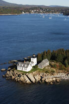Grindle Point Light in Maine. © Philip Plisson / Plisson La Trinité / AA13096 - Photo Galleries - American Lighthouses