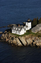 Grindle Point Light in Maine. © Philip Plisson / Plisson La Trinité / AA13097 - Photo Galleries - Lighthouse [Maine]