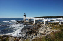 Marshall Point Light in Maine. © Philip Plisson / Plisson La Trinité / AA13099 - Photo Galleries - Lighthouse [Maine]