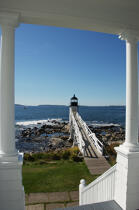 Marshall Point Light in Maine. © Philip Plisson / Plisson La Trinité / AA13103 - Photo Galleries - American Lighthouses