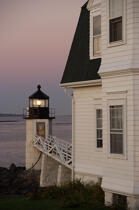 Marshall Point Light dans le Maine. © Philip Plisson / Plisson La Trinité / AA13110 - Nos reportages photos - Maine