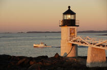 Marshall Point Light dans le Maine. © Philip Plisson / Plisson La Trinité / AA13112 - Nos reportages photos - Phare [Maine]