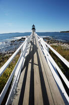 Marshall Point Light in Maine. © Philip Plisson / Plisson La Trinité / AA13118 - Photo Galleries - Maine