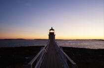 Marshall Point Light in Maine. © Philip Plisson / Plisson La Trinité / AA13123 - Photo Galleries - American Lighthouses